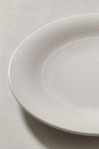 Güral Porselen Selanik 25 cm 6 lı Düz Servis Tabak ürün görseli 1