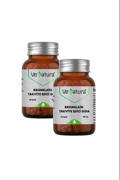 VeNatura Bromelain 60 Kapsül 2 Adet ürün görseli 1