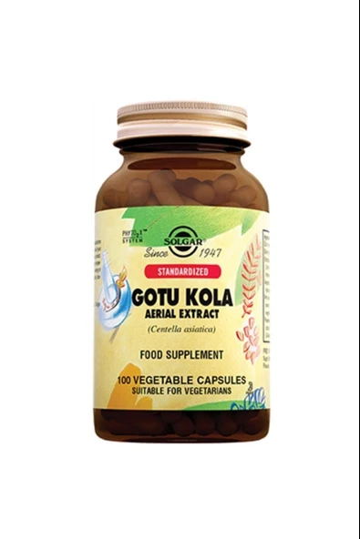 Solgar Gotu Kola Aerial Extract 100 Kapsül ürün görseli 1