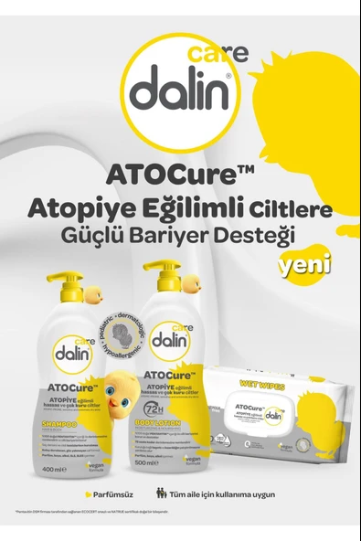 Dalin Atocure Islak Mendil 60'lı 2 Adet - Resim 3