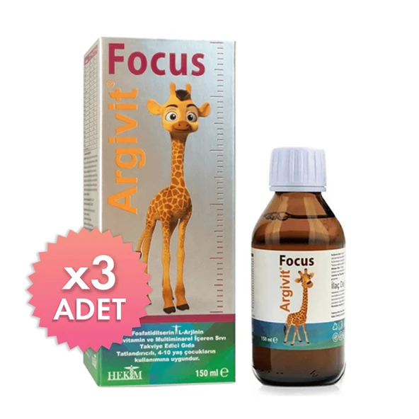 Argivit Focus 150 ml 3 Adet ürün görseli 1