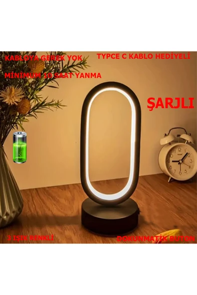 SimaAvize Modern Şarjlı Led Masa Lambası ürün görseli 1