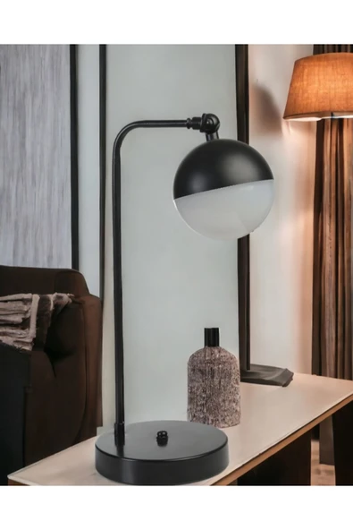 SimaAvize Modern Şarjlı Dokunmatik Masa Lambası Küre - Resim 2