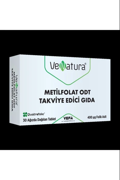 VeNatura Metilfolat Odt Ağızda Dağılan Tablet 30'lu ürün görseli 1