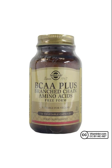 Solgar BCAA Plus 50 Kapsül - Resim 3