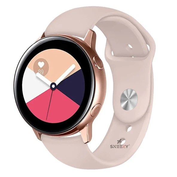 Huawei Watch GT3 Elite-Active 46mm-GT3 Pro-GT3 Se 22mm Uyumlu PureLux Soft Silikon Kordon  Pudra ürün görseli 1