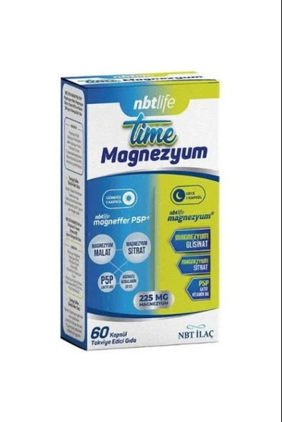 Nbt Life Time Magnezyum 60 Kapsül ürün görseli 1