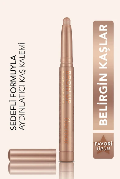 Asansörlü Aydınlatıcı Kaş Kalemi Uçuk Kahve -brow Up Highlighter Pencil-000 Champagne-8690604622269 ürün görseli 1