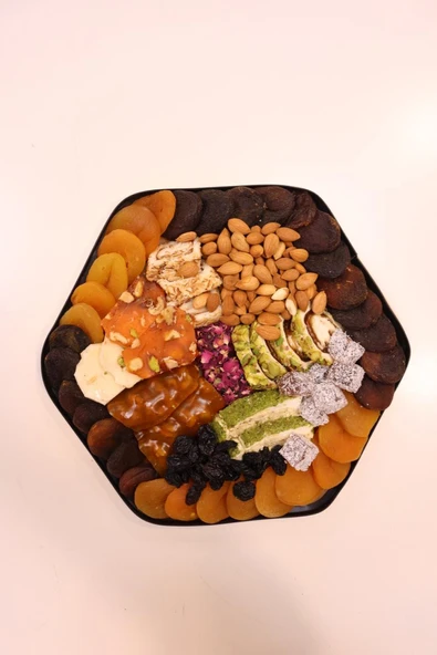 Öz Altın Kayısı Altıgen Karışık Sepet 1.5 KG ürün görseli 1