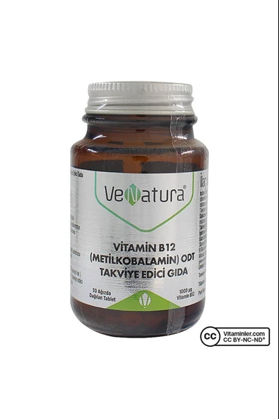 Venatura Vitamin B12 Metilkobalamin ODT 30 Tablet ürün görseli 1