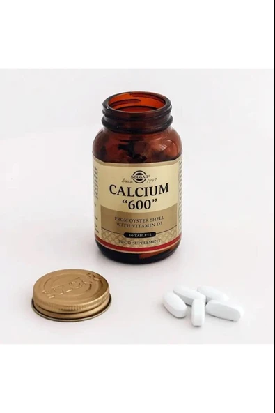 Solgar Calcium Oyster Shell 600 Mg 60 Tablet 2 Adet - Resim 2