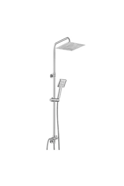 Eca AR Efes İnce Banyo Kare Takım Duş Kolonu Tepe Duş Seti 102158050 ürün görseli 1
