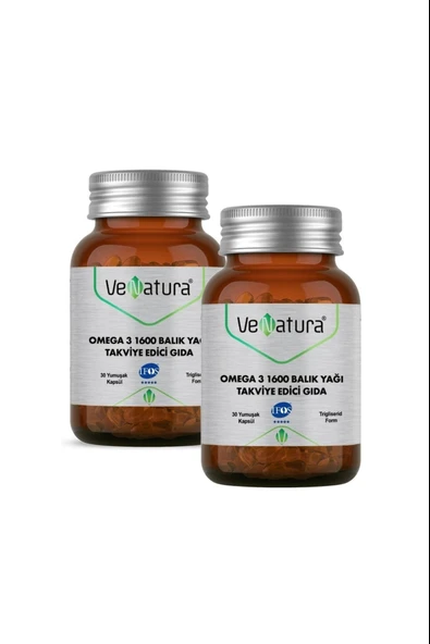 Venatura Omega-3 1600 mg 30 Kapsül 2 Adet ürün görseli 1