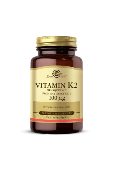 Solgar Vitamin K2 100 mcg 50 Kapsül ürün görseli 1