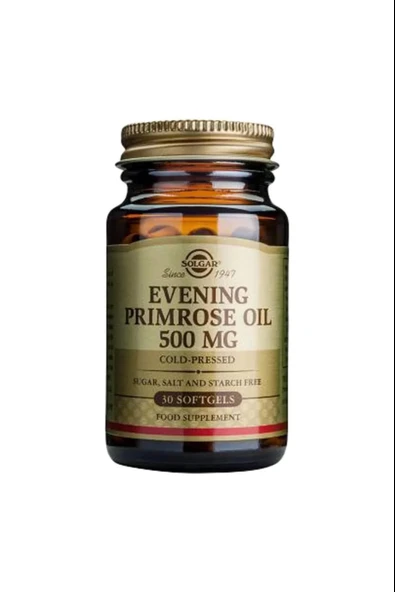 Solgar Evening Primrose Oil 500 Mg 30 Kapsül ürün görseli 1