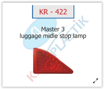 3. Stop Lambası Renault Master Iıı 10> Opel Movano B 10> 265900021R-4419392-93197475 ürün görseli 1