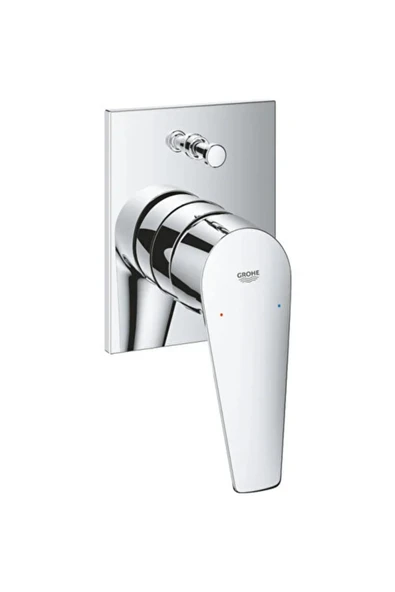 Grohe Bauedge Ankastre Banyo Bataryası Kare Rozetli ( Iç Gövde Dahil ) - 29353001 ürün görseli 1
