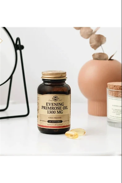 Solgar Evening Primrose 1300 mg 30 Kapsül - Resim 2