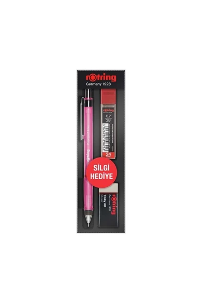 Rotring Versatil Kalem Visuclick Set 0.7 Mm Opak Pembe Ro-VK07-Pembe opak ürün görseli 1