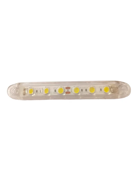 Beyaz Parmak Led Dorse Lamba 6 Ledli 13.5 cm 12-24V ürün görseli 1