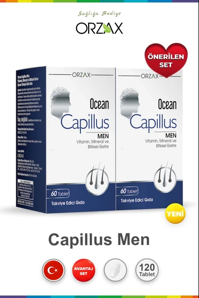 Ocean Capillus Men 60 Tablet 2 Adet ürün görseli 1