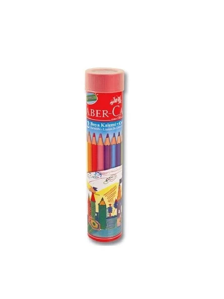 Faber Castell Boya Kalemi 12 Renk Tüp ürün görseli 1