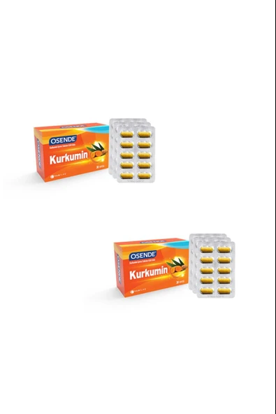 Osende Kurkumin 30 Kapsül 2 Adet ürün görseli 1