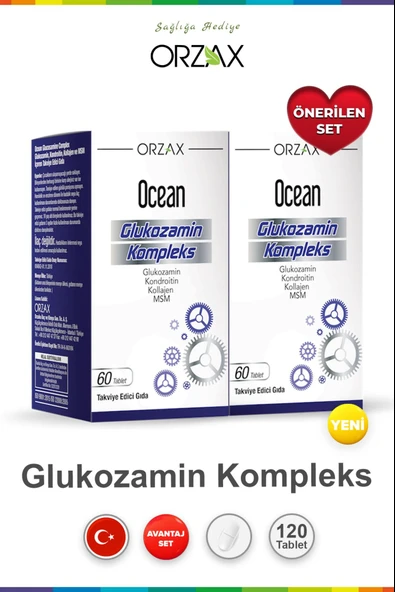 Ocean Glukozamin Komplex 60 Tablet 2 Adet ürün görseli 1