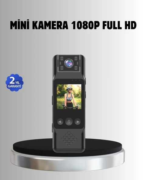 180° Döner Lensli Mini Kamera 1080P Full HD Hareket Algılama 1200mAh ürün görseli 1
