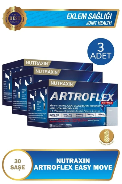 Nutraxin Artroflex Easy Move Saşe 30x6 gr 3 Adet ürün görseli 1
