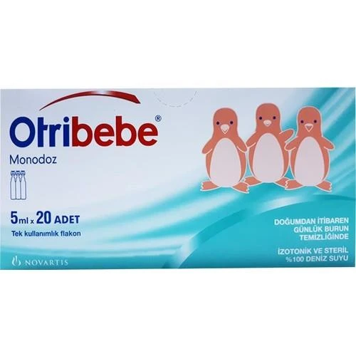 Otribebe Monodoz  %100 Doğal Deniz Suyu 5 ml x 20 Flakon ürün görseli 1