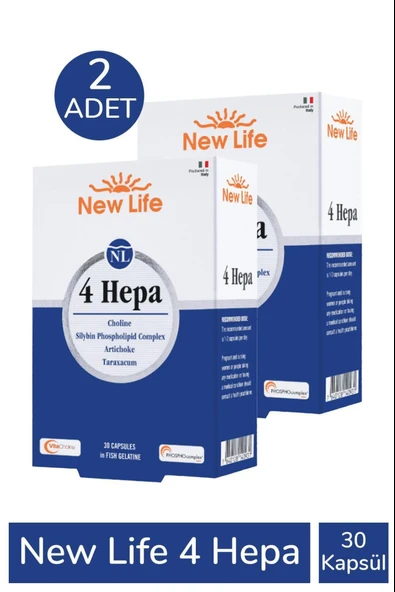 New Life 4 Hepa 30 Yumuşak Kapsül 2 Adet ürün görseli 1