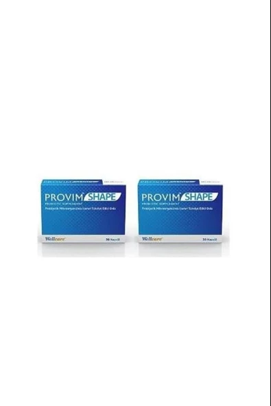 Wellcare Provim Shape 30 Kapsül 2 Adet ürün görseli 1