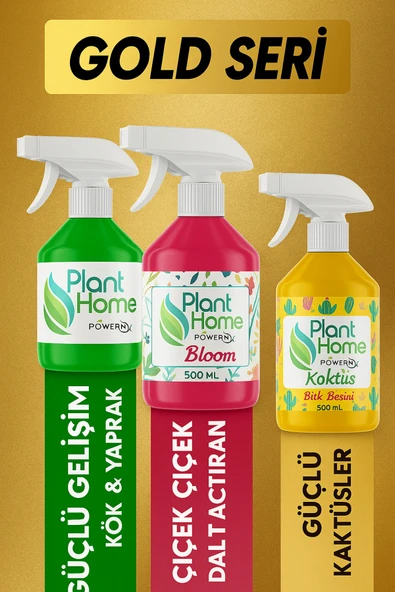 PTTAVM: Plant Home Bitki Besini 3l Seti 500 ml & Hzl Emilim  PowerMix  Gold Seri