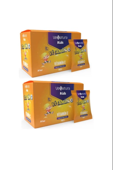 Venatura Kids Vitamin C 30 Saşe 2 Adet ürün görseli 1