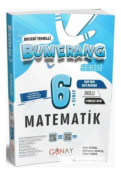 Günay 6.sınıf Bumerang Etkinlikli Matematik Akıllı Kitap ürün görseli 1