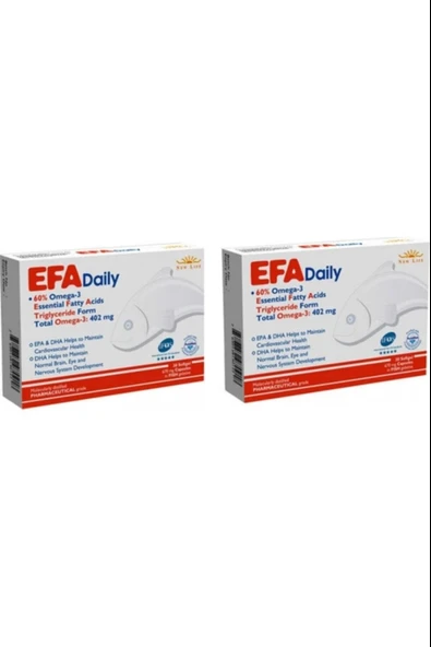 New Life EFA Daily 30 Kapsül 2 Adet ürün görseli 1