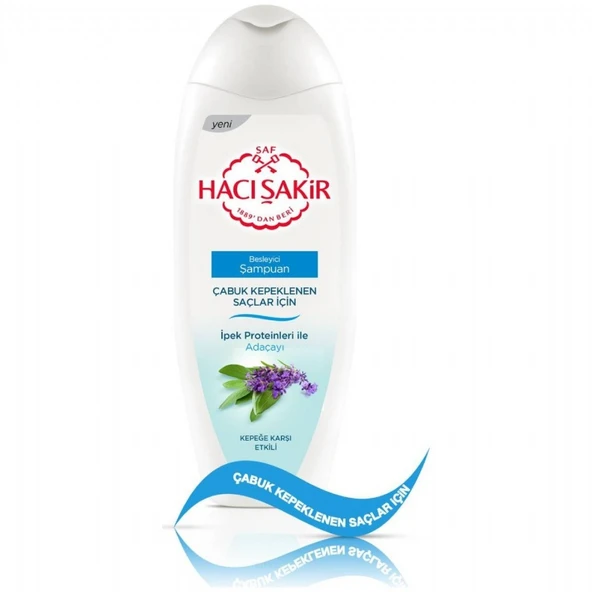 H.SAKIR SAMP. 500ML ADACAYI & KEPEK ürün görseli 1