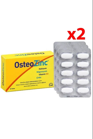 Osteozinc 30 Tablet 2 Adet ürün görseli 1