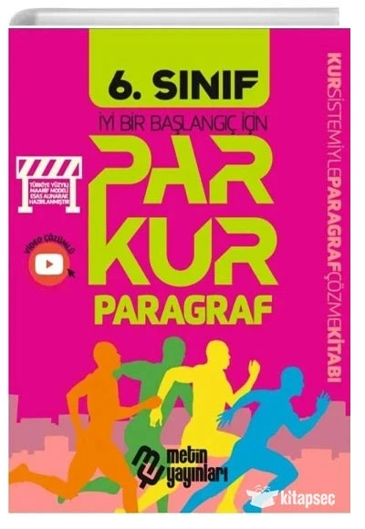 Metin 6. Sınıf Parkur Paragraf Soru Çözme Kitabı ürün görseli 1