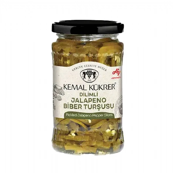 K.KUKRER JALAPENO BIBER TURSUSU DILIMLI 330GR ürün görseli 1
