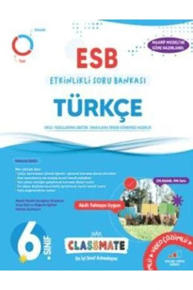 Okyanus 6. Sınıf Classmate Türkçe Etkinlikli Soru Bankası ürün görseli 1