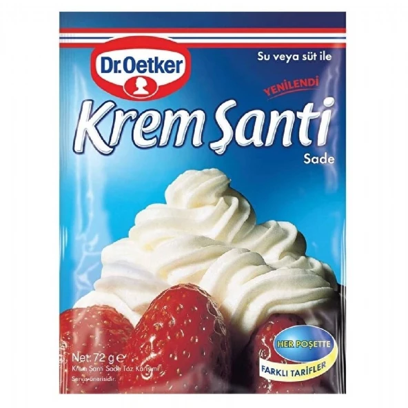 DR. OETKER KREM SANTI 72GR SADE ürün görseli 1