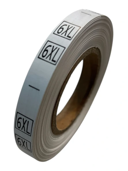 Beden Etiketi / Tırnak Etiketi 6XL ürün görseli 1