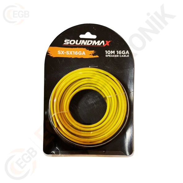 SOUNDMAX sx-sx16ga 10metre hoparlör kablosu ürün görseli 1