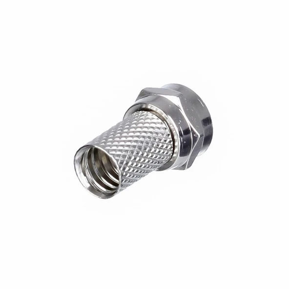 FULLY E-320A RG6/U4 18MM GENİŞ F KONNEKTÖR (100'LÜ POŞET) (D-08) ürün görseli 1