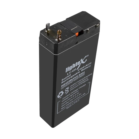 LIGHTEX LT-425 4 VOLT - 2.5 AMPER AKÜ (50 X 21 X 100 MM) ürün görseli 1