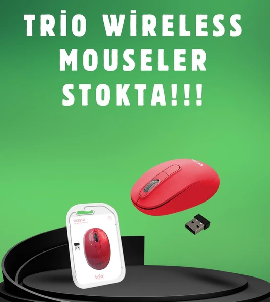 TRİO TR-2510 WIRELESS MOUSE (M-50-51-62-63) ürün görseli 1