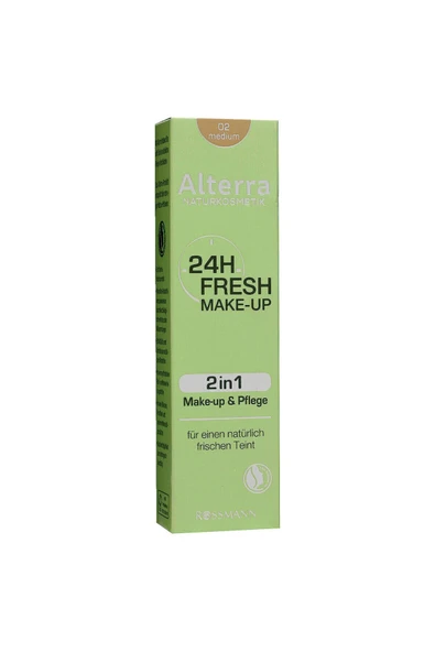 Alterra 24 Fresh 02 Medium 30 ml Fondöten ürün görseli 1