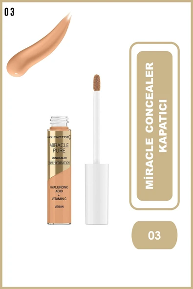 Max Factor Kapatıcı Miracle Pure Concealer No:3 ürün görseli 1